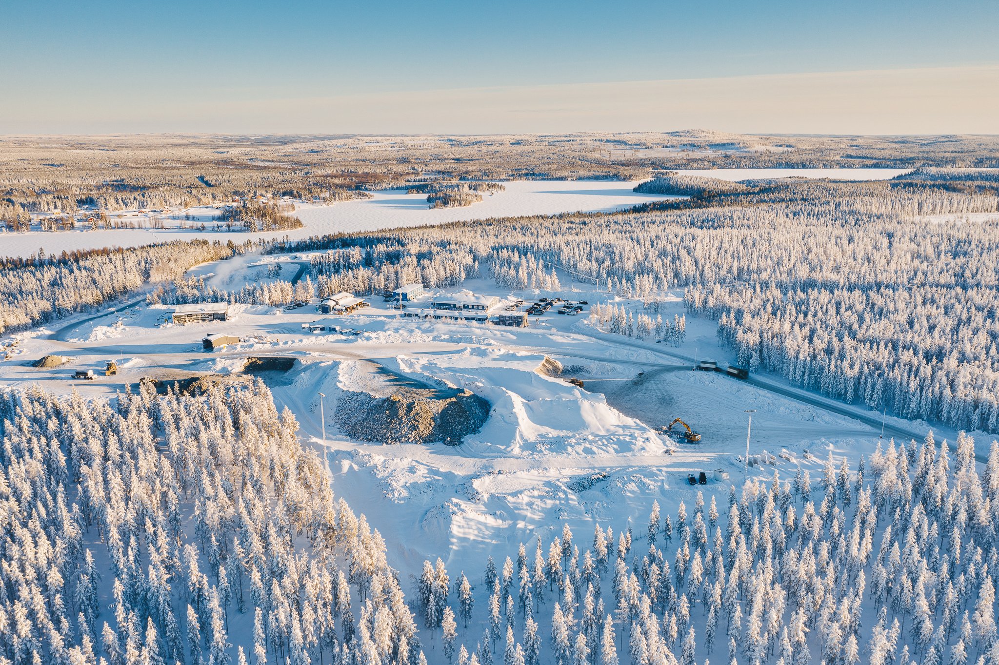 Aerial view, Boliden Kankberg